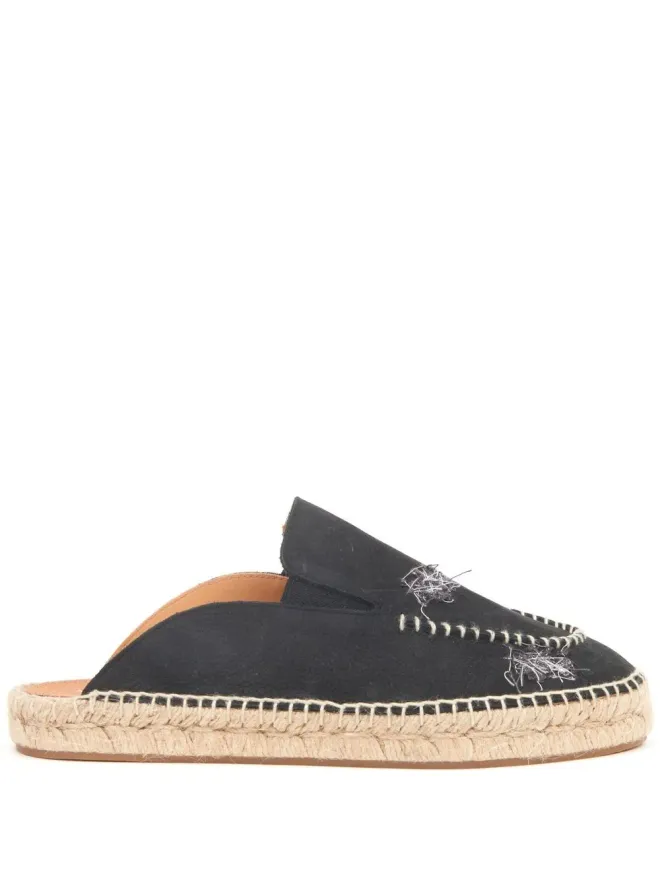 Maison Margiela Maison Margiela エンブロイダード エスパドリーユ ミュールの商品画像