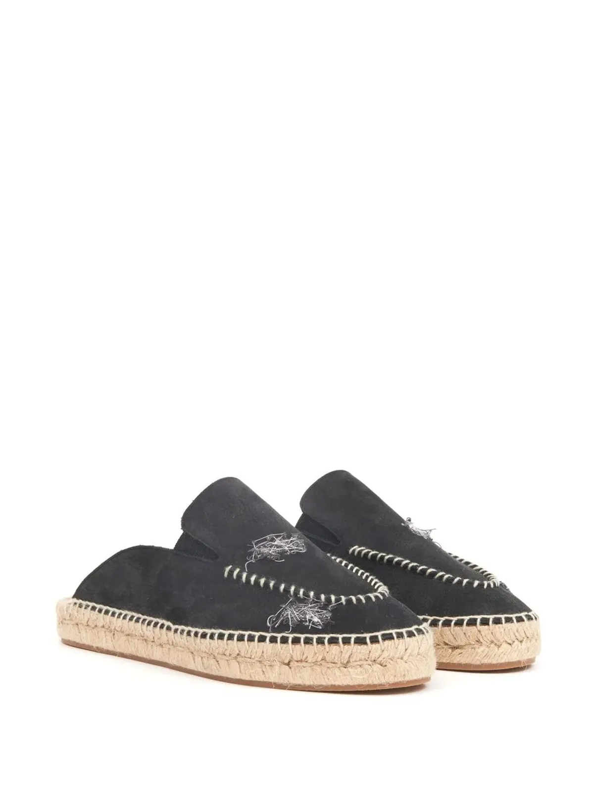 Maison Margiela エンブロイダード エスパドリーユ ミュール - 画像2