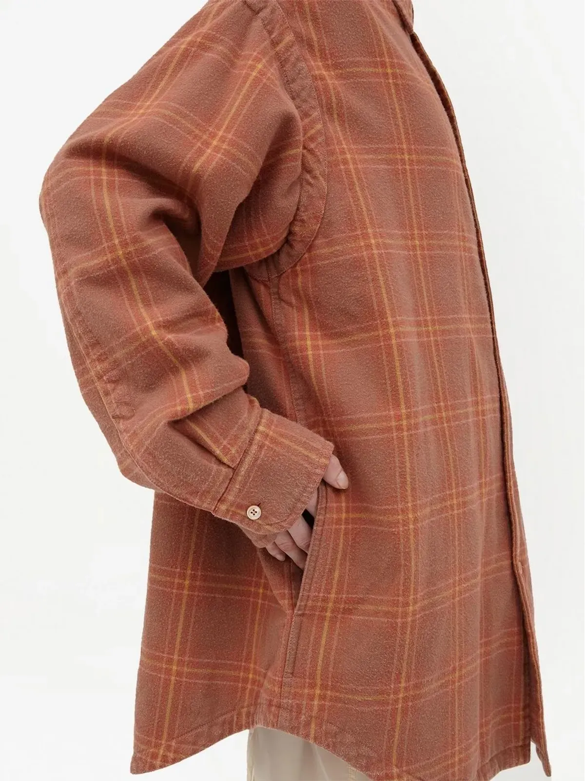 Maison Margiela チェック柄コットンシャツ - 画像5