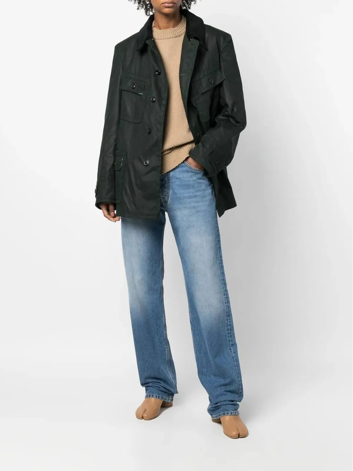 Maison Margiela ワックスドコットンジャケット - 画像3