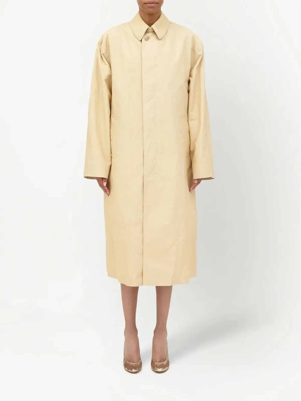 Maison Margiela ユーティリティコットントレンチコート - ブラウン - 画像2