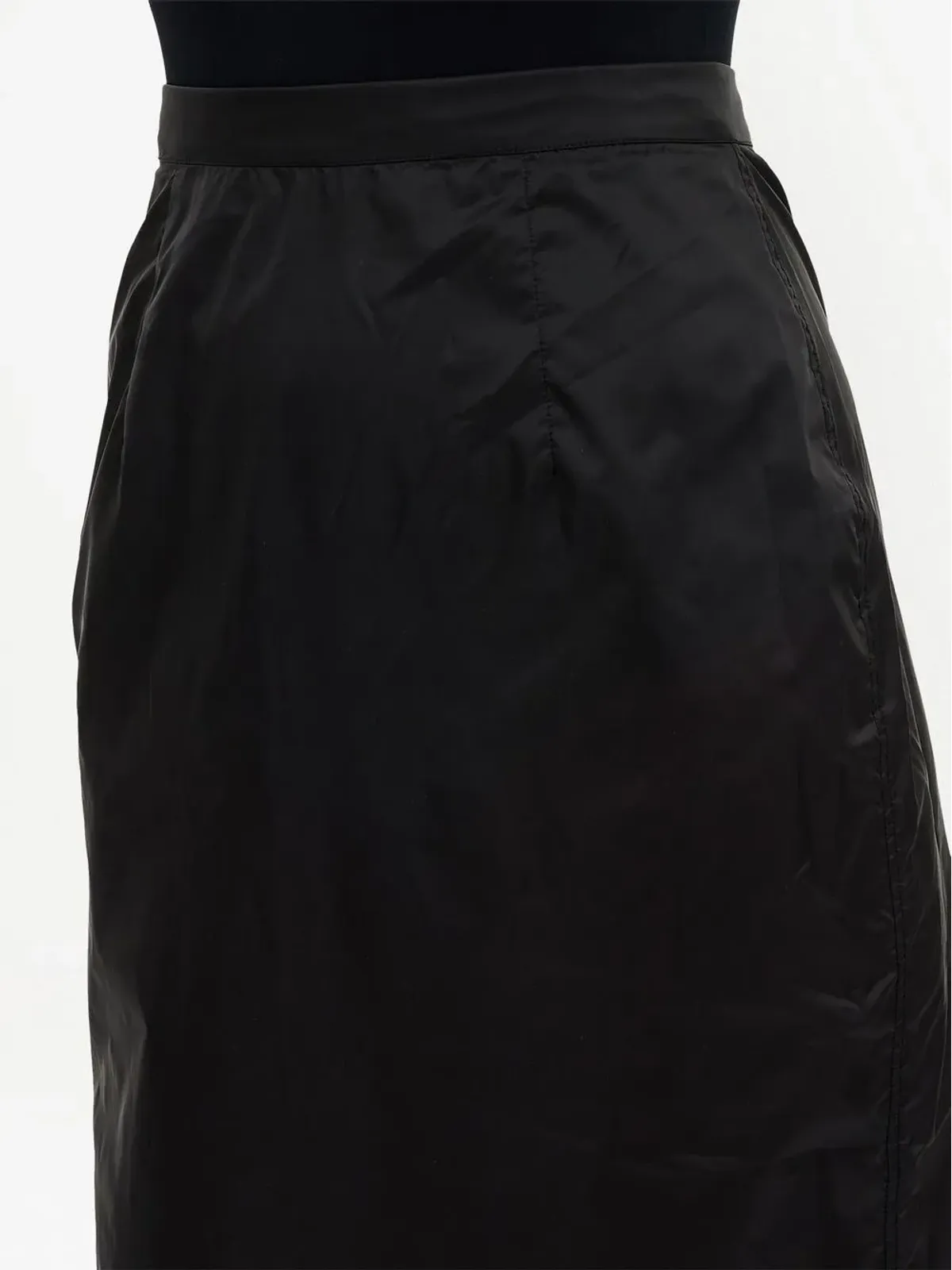Maison Margiela high-waisted midi skirt - Black - 画像5