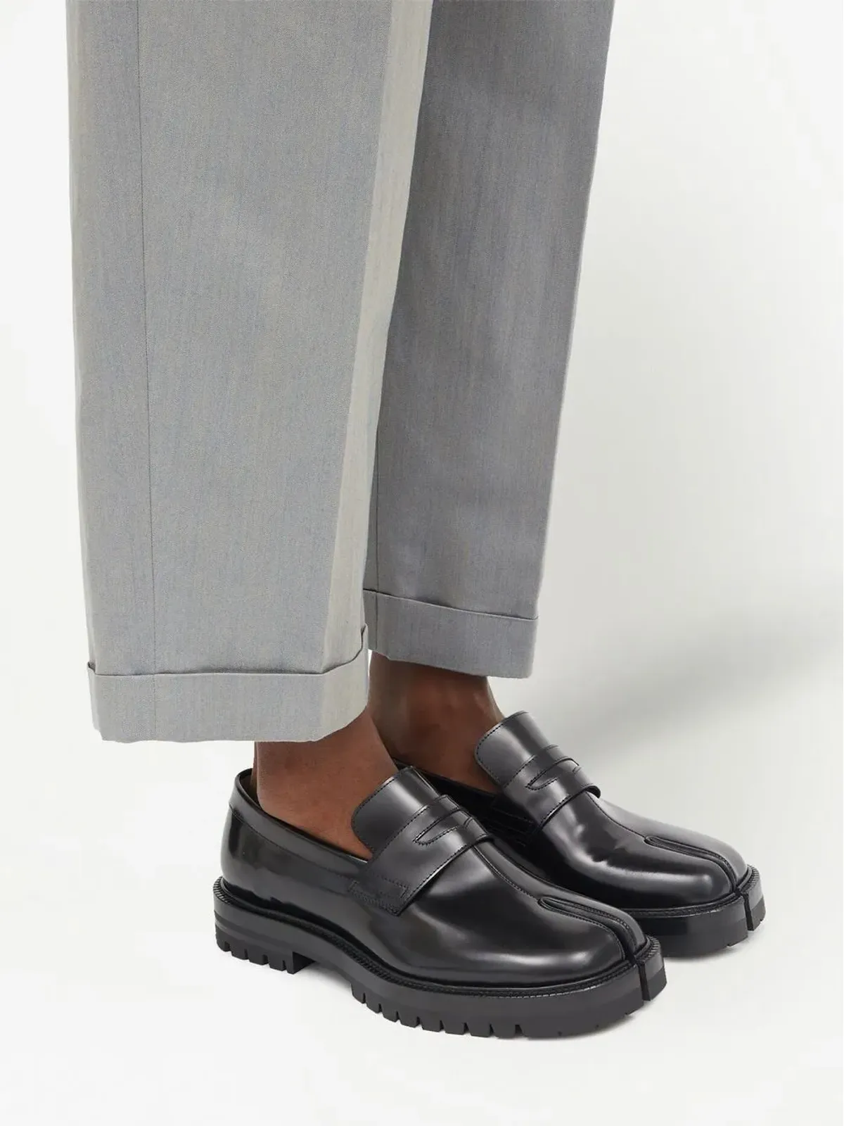 Maison Margiela タビレザー ローファー - 画像4