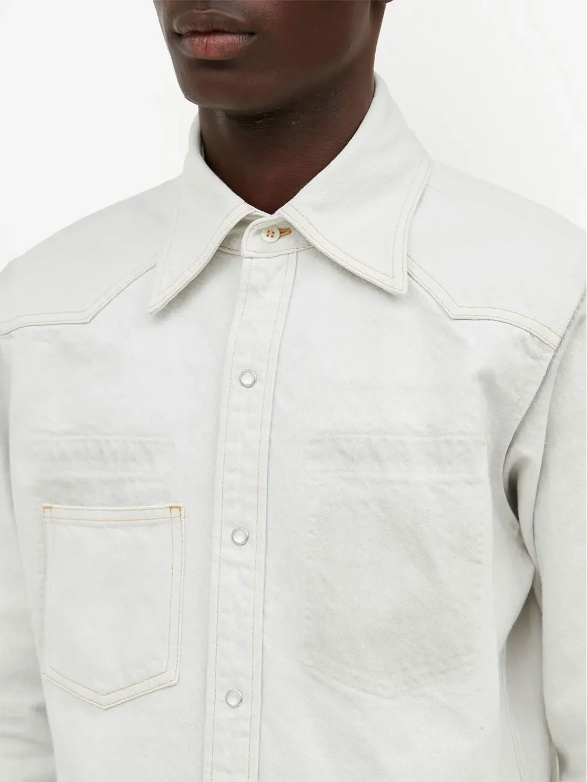 Maison Margiela セルヴィッジデニムシャツ - 画像5