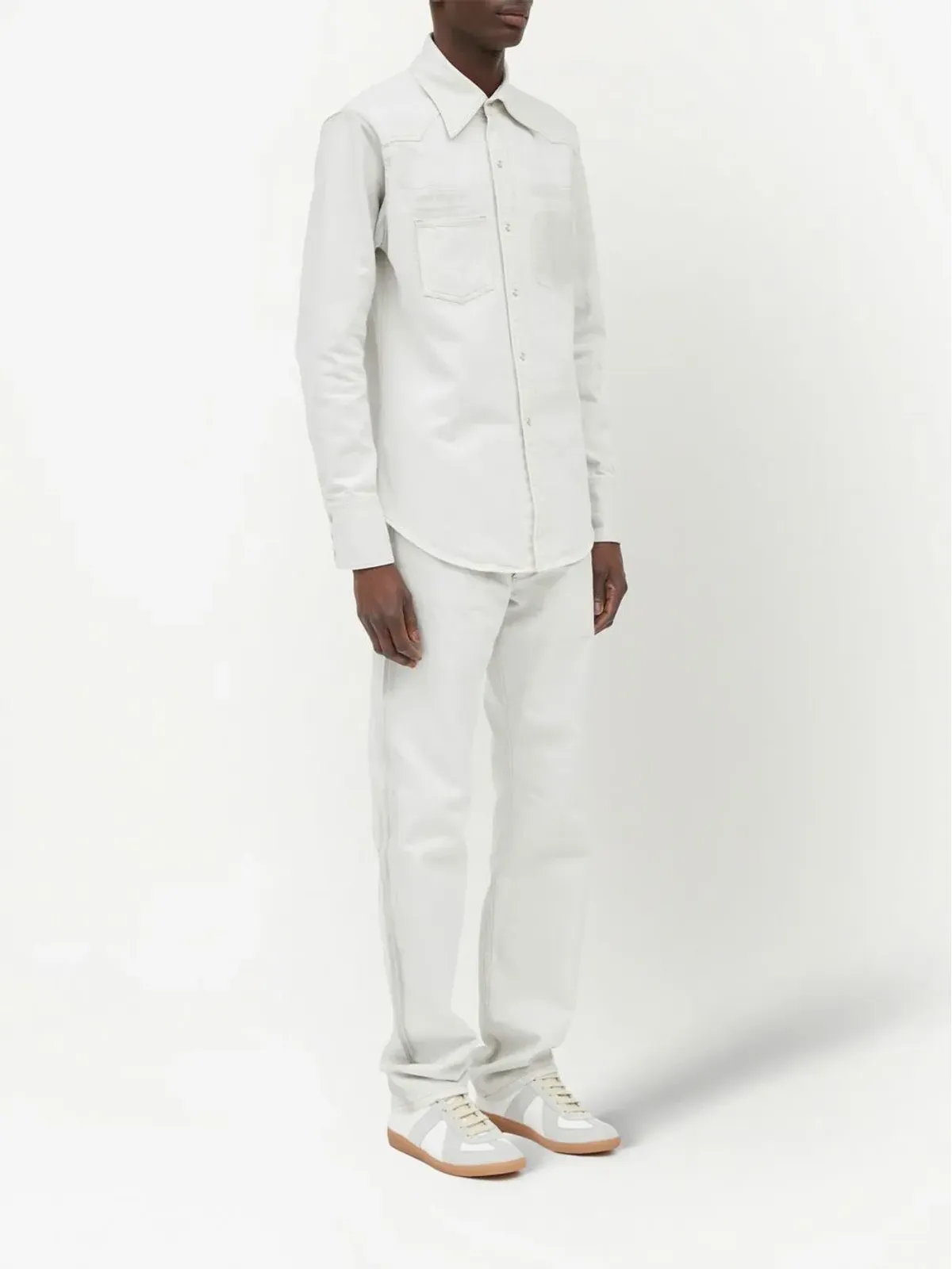 Maison Margiela セルヴィッジデニムシャツ - 画像3