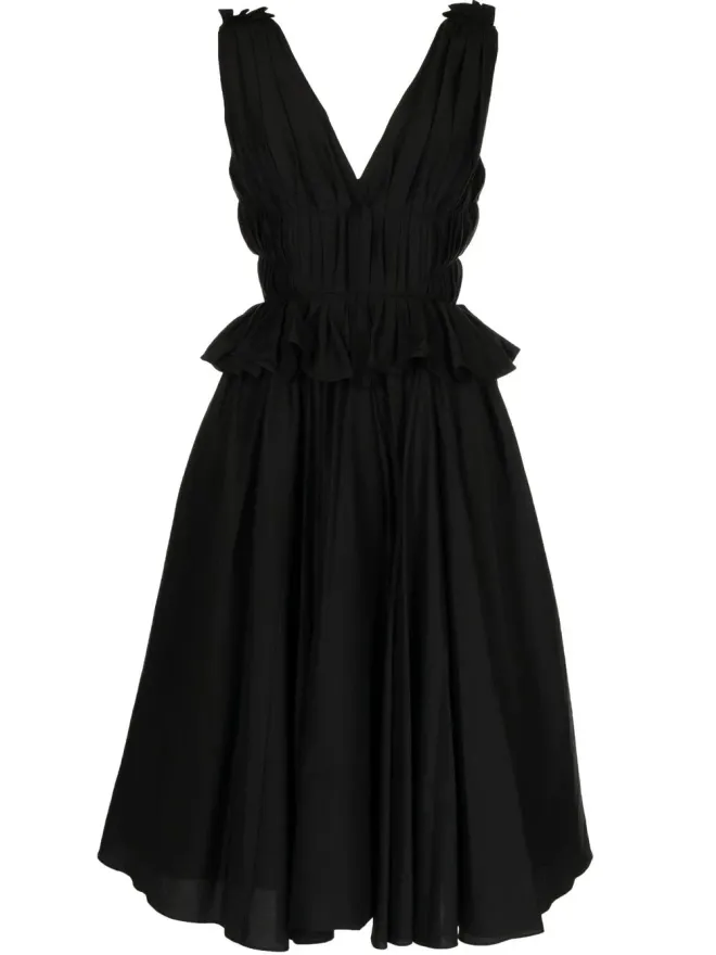 Pushbutton pushBUTTON Vネック ミディドレスの商品画像