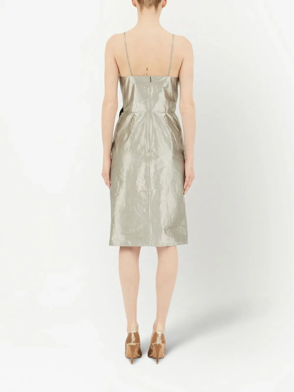 Maison Margiela リボンディテール ルエックス ミディドレス - 画像4