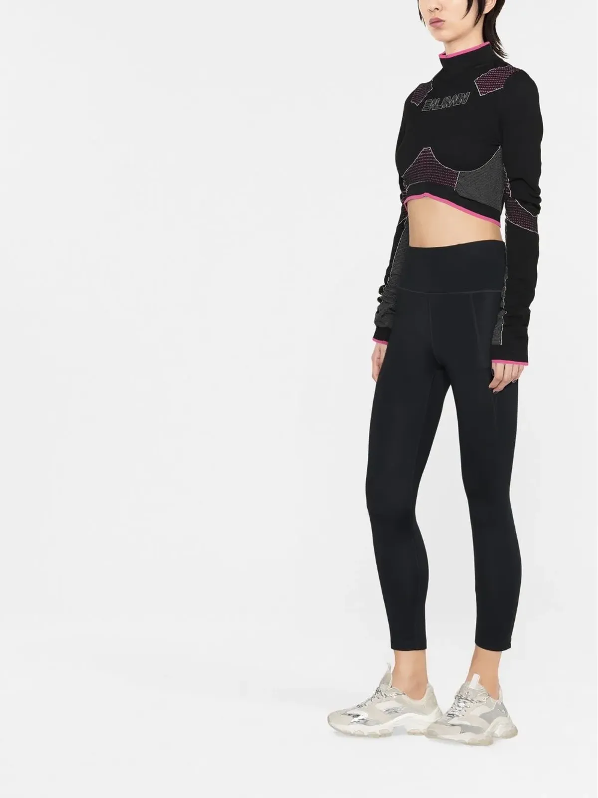 Balmain シームレス クロップドトップ - 画像4