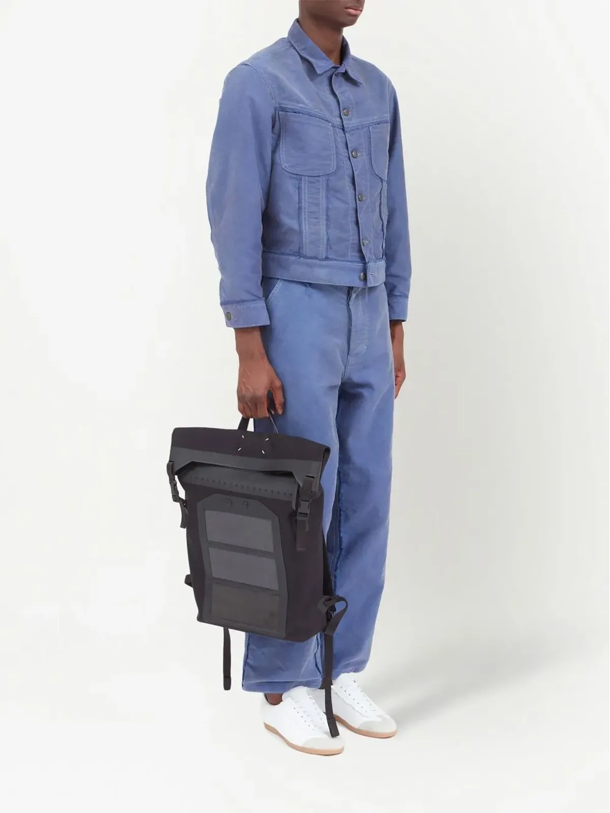 Maison Margiela 折り畳みトップ バックル式バックパック - 画像2