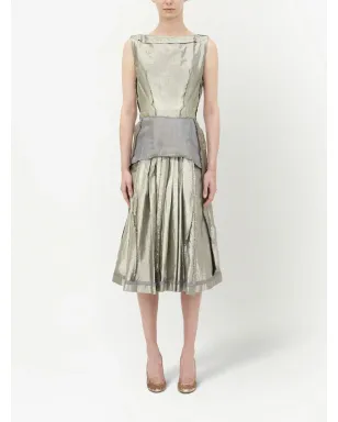 Maison Margiela ワークインプログレス ミディドレス - シルバー - サムネイル2