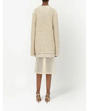 Maison Margiela ウェーブンニット クルーネック セーター - サムネイル4