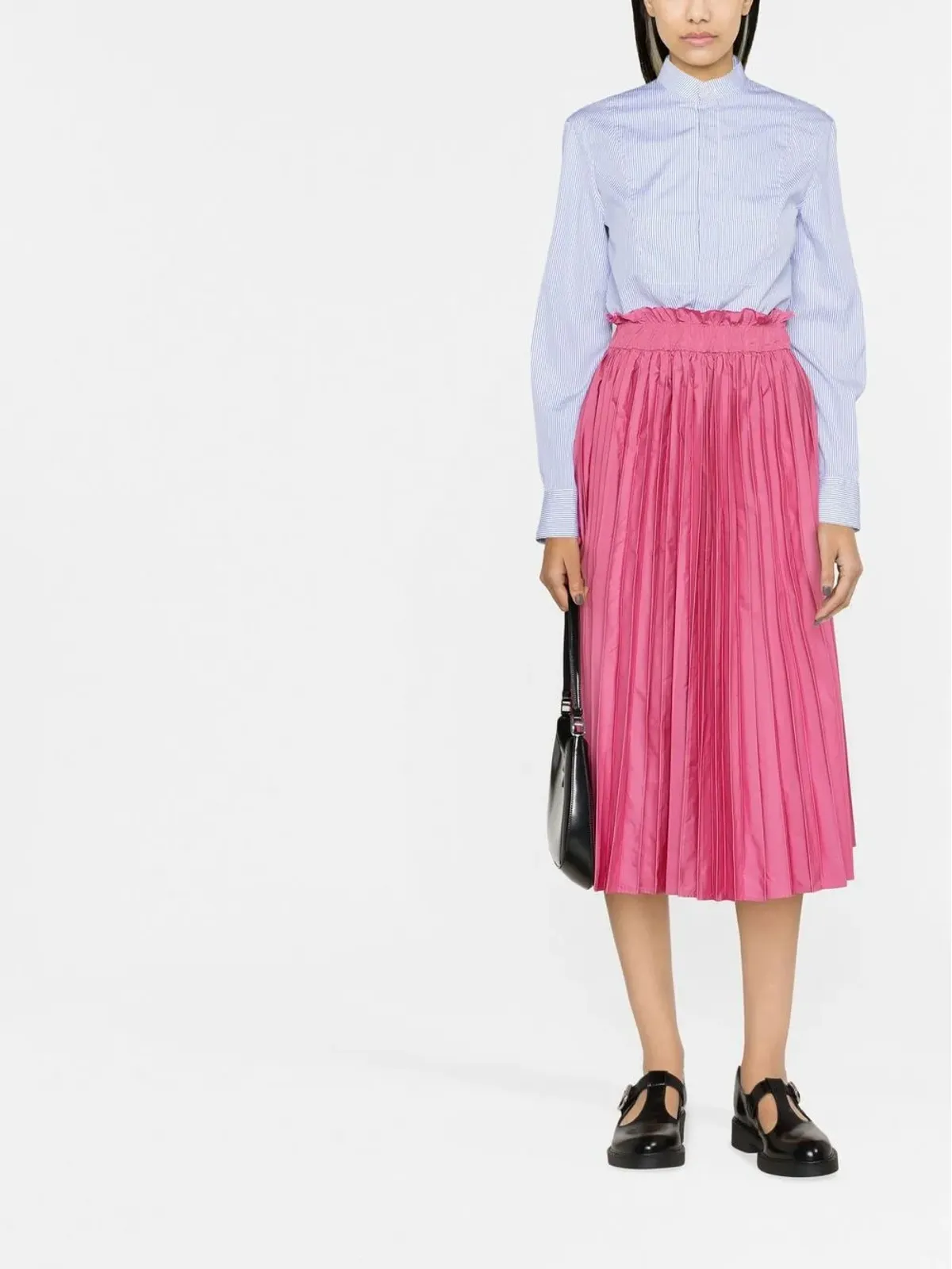 RED Valentino プリーツミディスカート - ピンク - 画像2