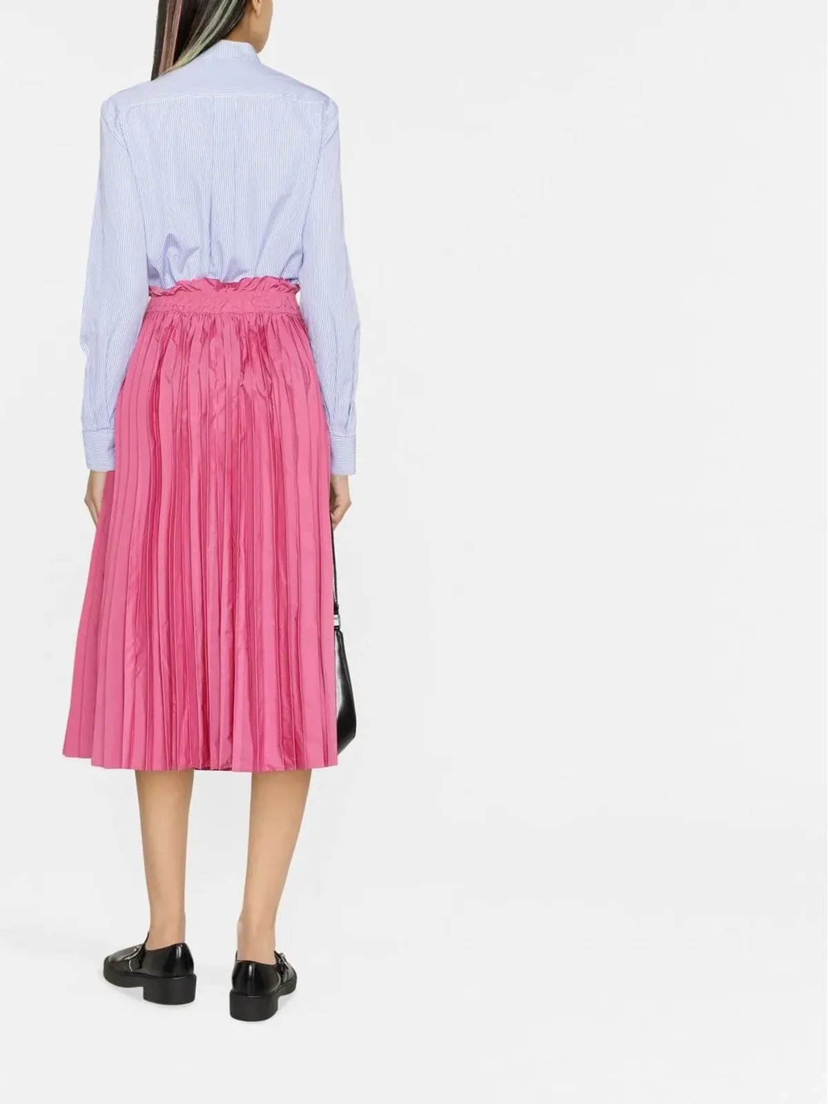 RED Valentino プリーツミディスカート - ピンク - 画像4