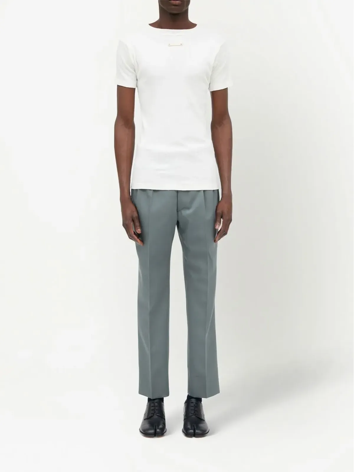 Maison Margiela ファンシーリブTシャツ - 画像2