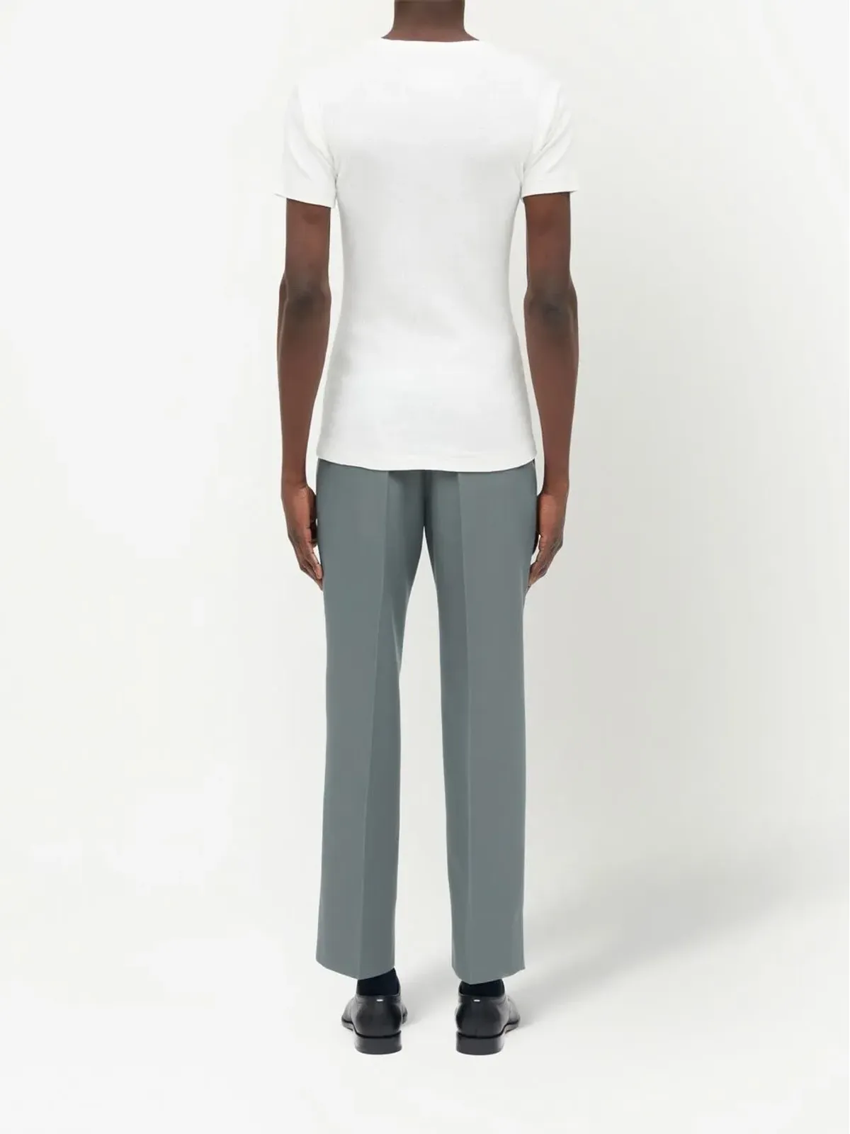 Maison Margiela ファンシーリブTシャツ - 画像3