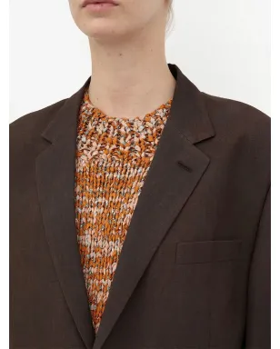 Maison Margiela シングルブレスト ウールリネン ブレザー - サムネイル5