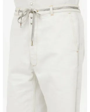 Maison Margiela セルヴィッジデニムショーツ - ホワイト - サムネイル5