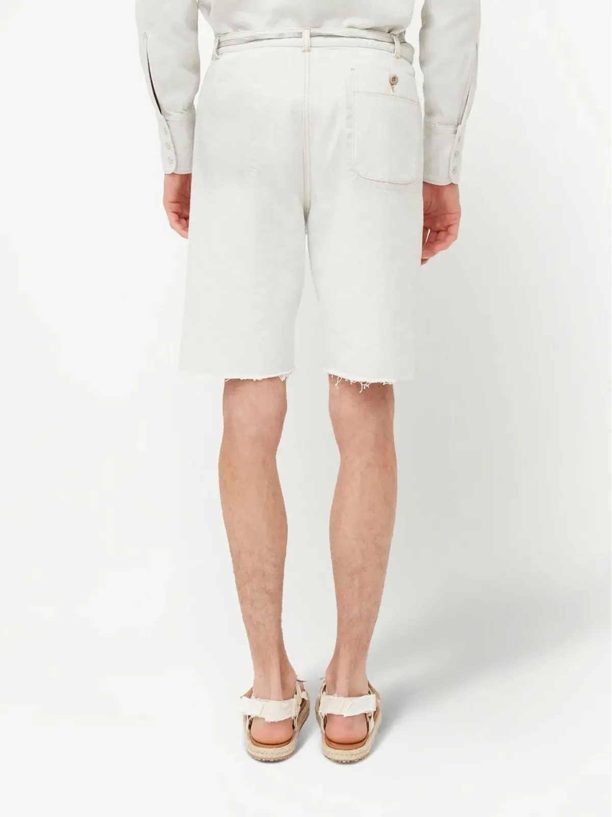Maison Margiela セルヴィッジデニムショーツ - ホワイト - 画像4
