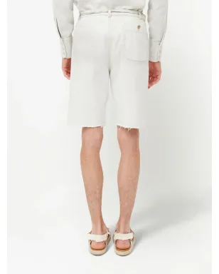 Maison Margiela セルヴィッジデニムショーツ - ホワイト - サムネイル4