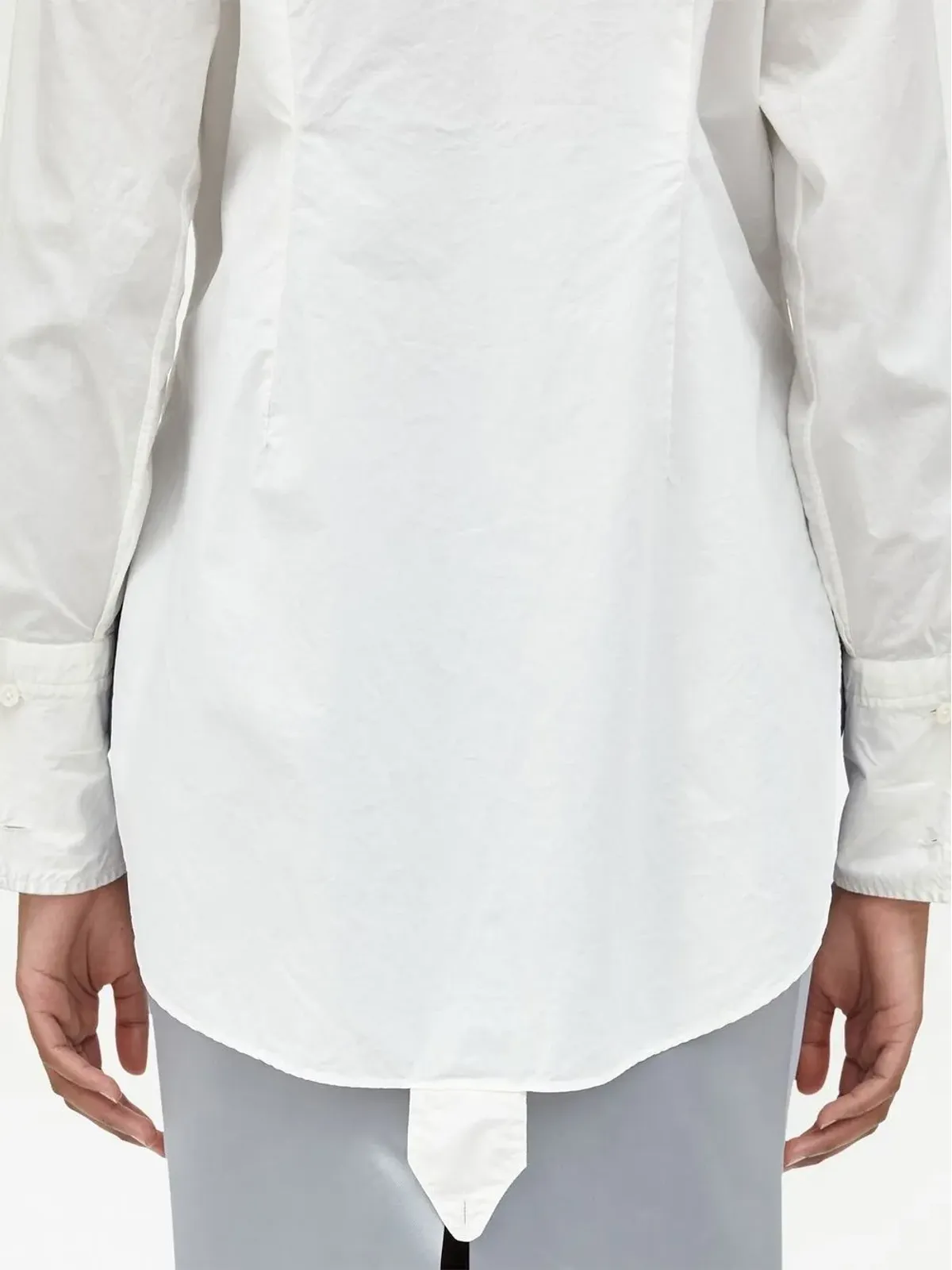 Maison Margiela コットンポプリンシャツ - White - 画像5