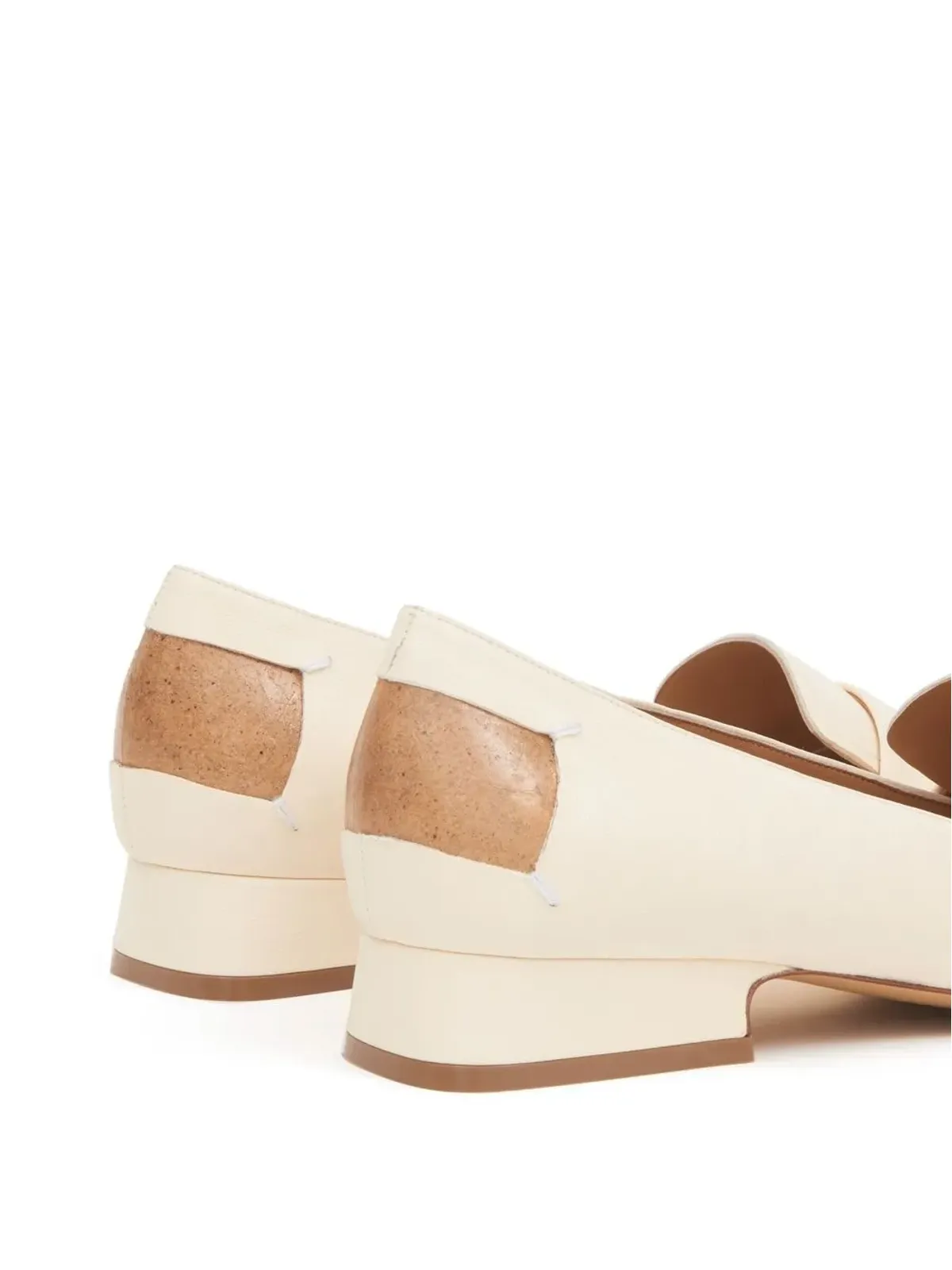 Maison Margiela フォー・スティッチズ デコルティーク ローファー - White - 画像5