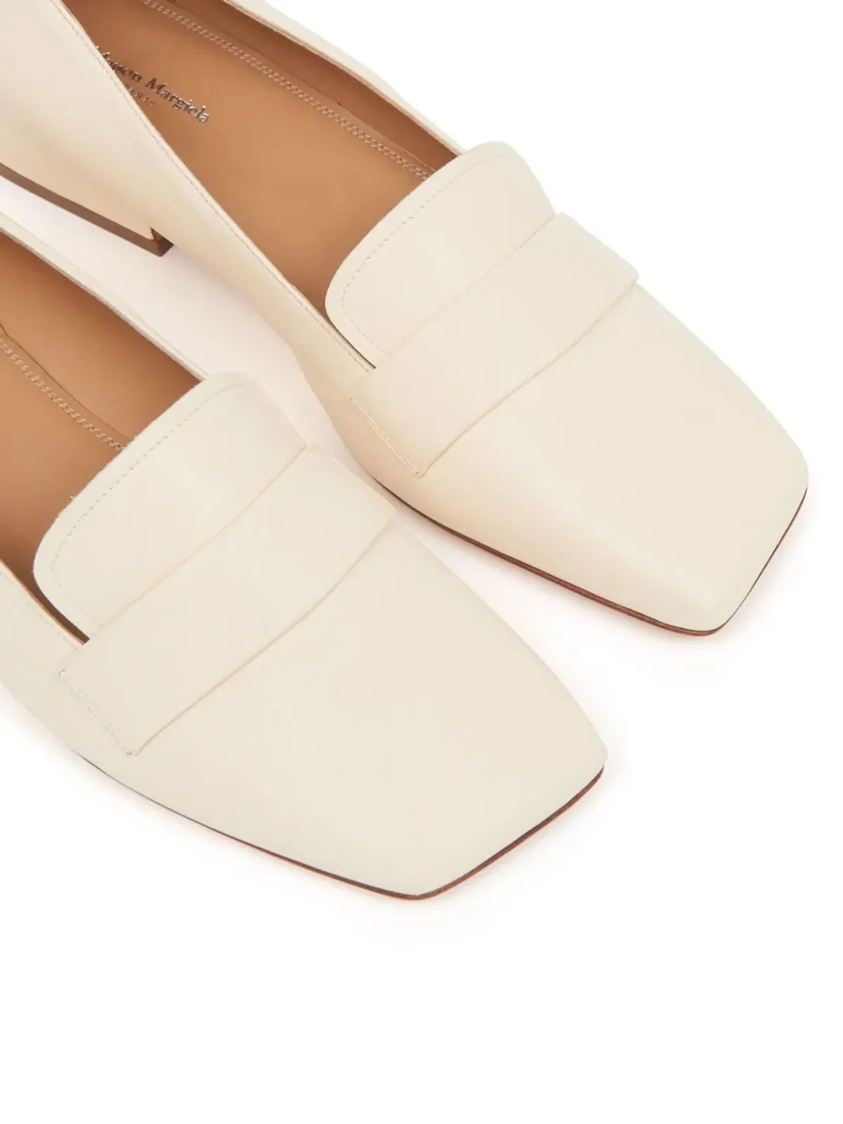 Maison Margiela フォー・スティッチズ デコルティーク ローファー - White - 画像4