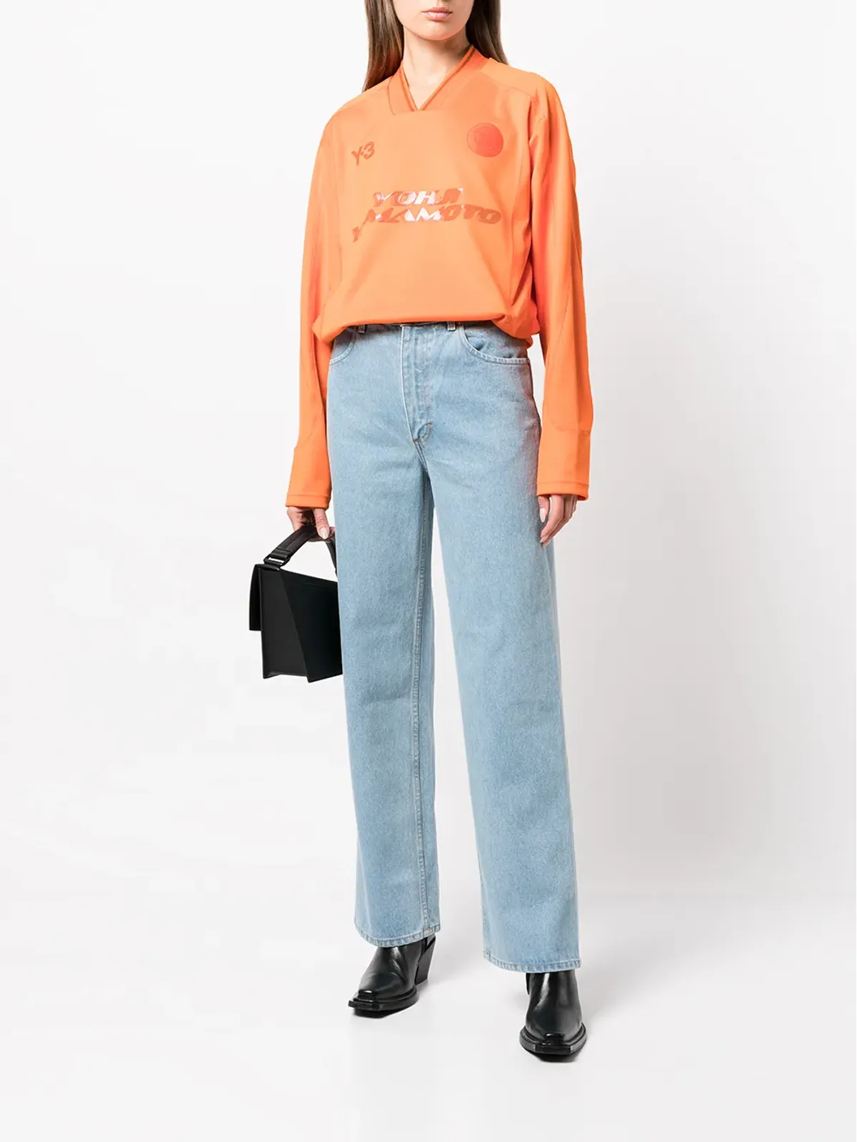 Eckhaus Latta ワイドレッグジーンズ - 画像3