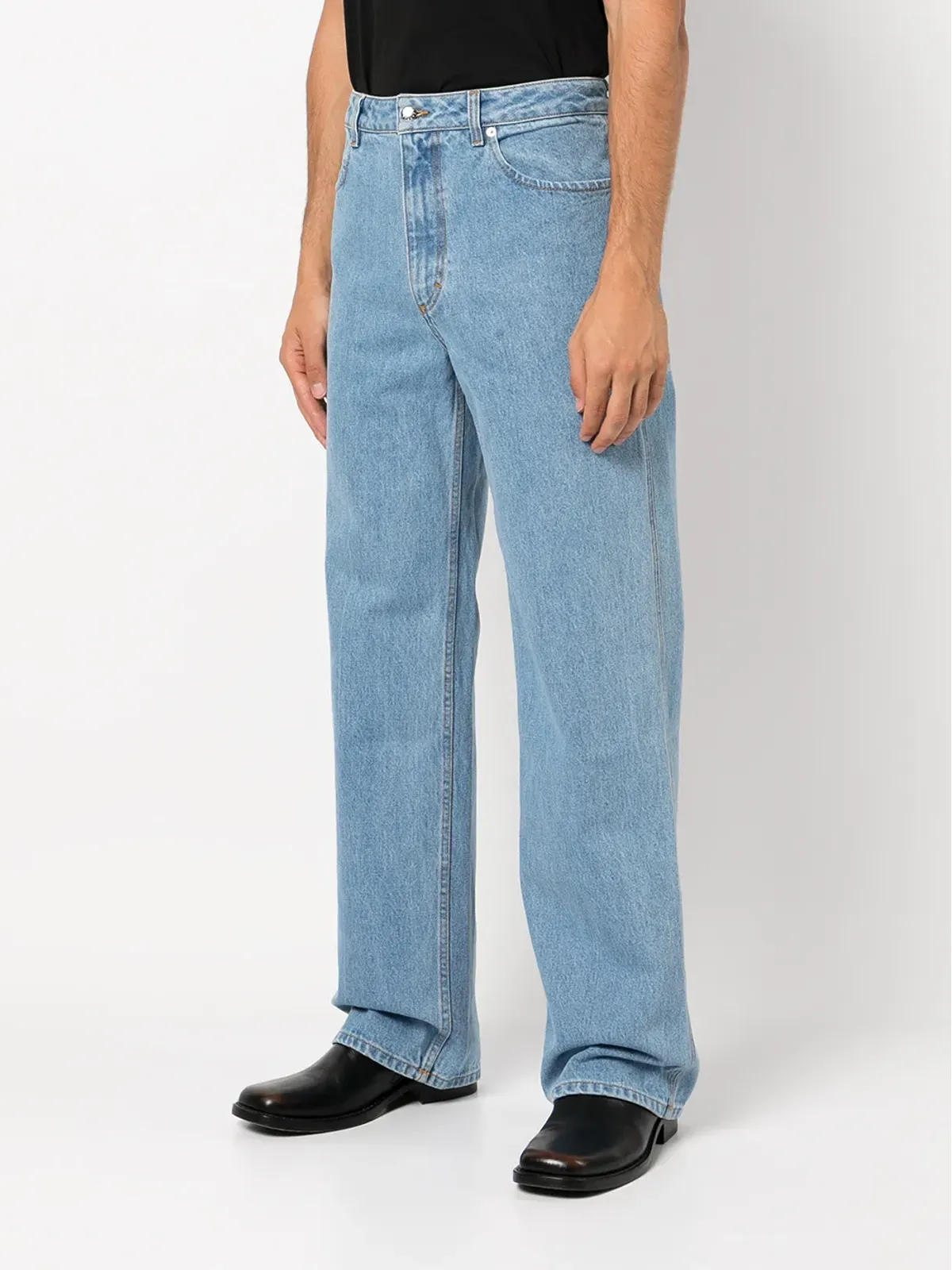 Eckhaus Latta ワイドレッグジーンズ - 画像4