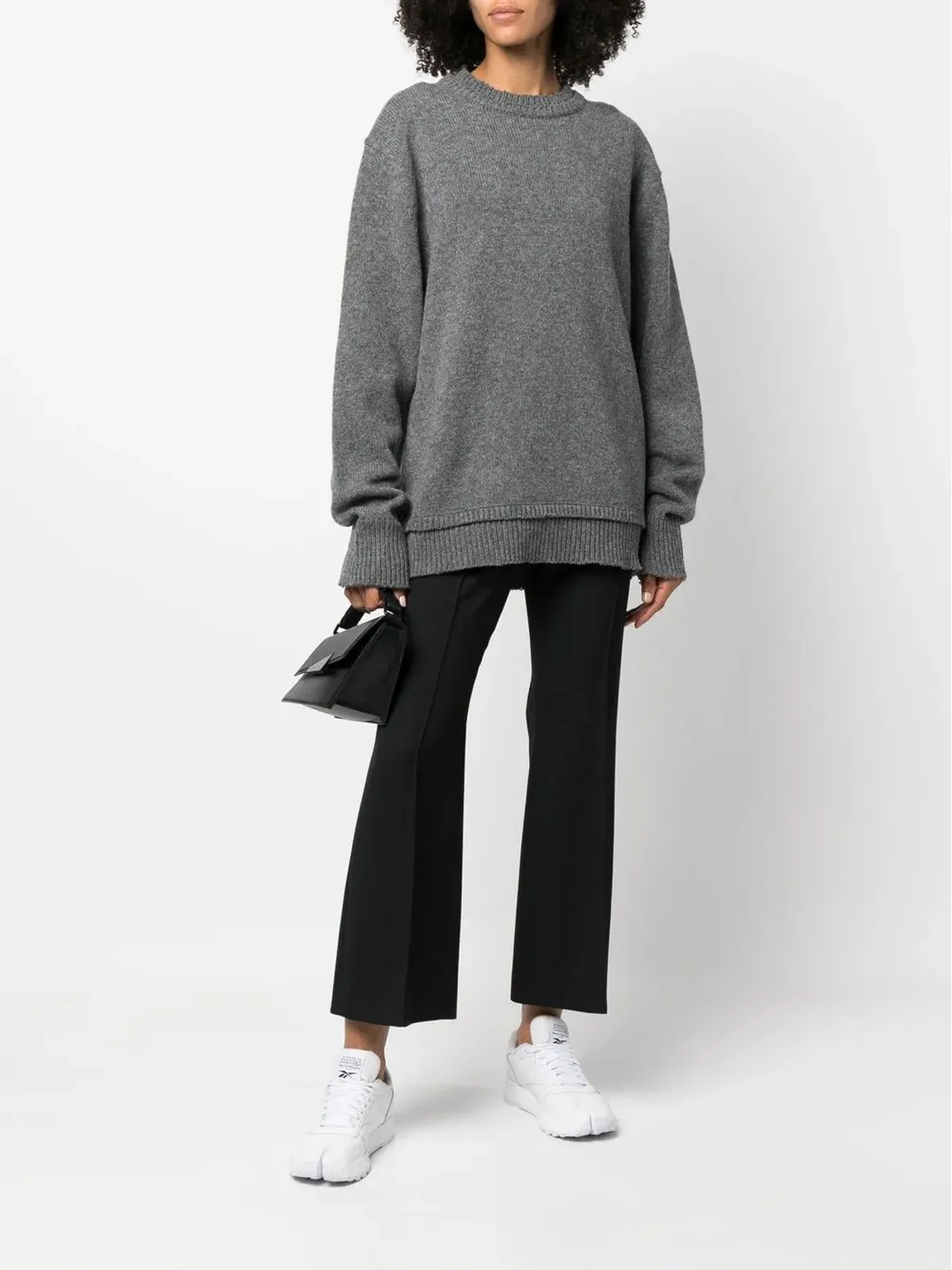 Maison Margiela 肘パッチ付きニットセーター - 画像3