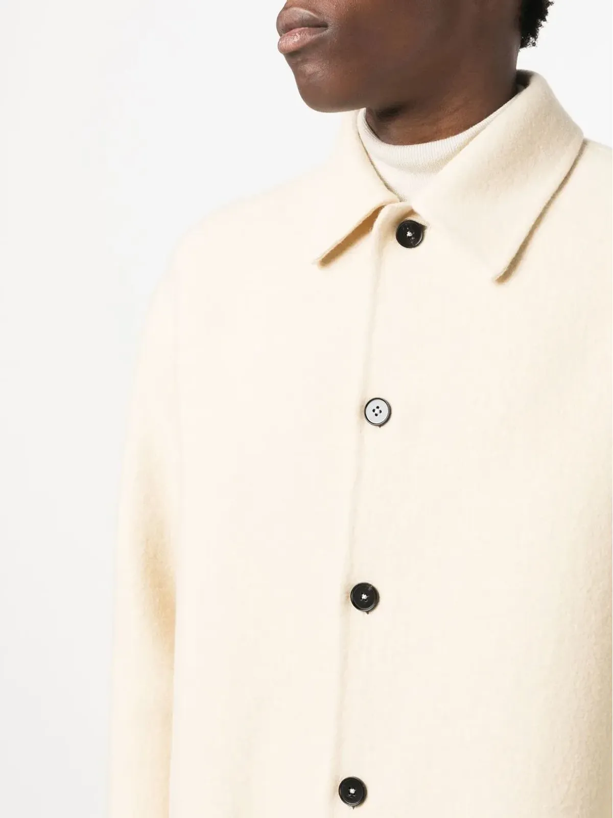 Jil Sander ボタンアップ長袖シャツジャケット - 画像5