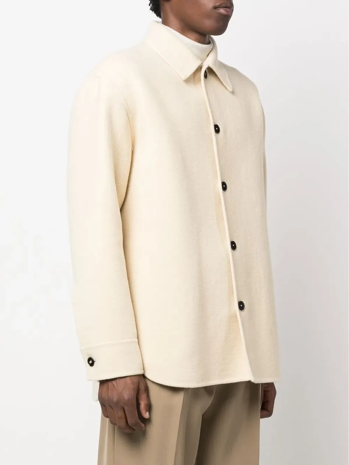 Jil Sander ボタンアップ長袖シャツジャケット - 画像3