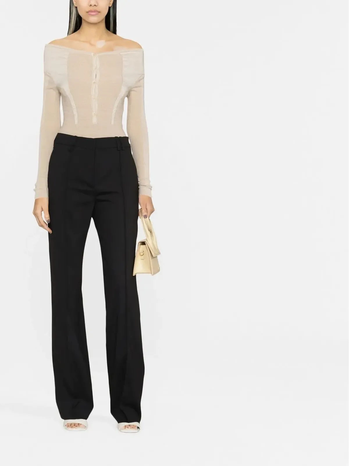 Jacquemus カマルグ ワイドレッグ テーラードスラックス - 画像2