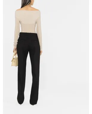 Jacquemus カマルグ ワイドレッグ テーラードスラックス - サムネイル4