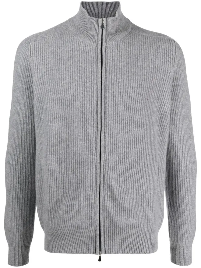 Barba Barba ジップド カシミア ジャンパーの商品画像