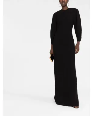 Saint Laurent オープンバック マキシドレス - サムネイル4
