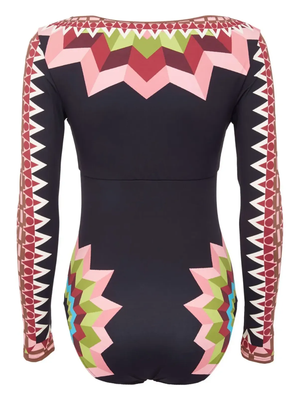 La DoubleJ サンセット geometric-print ワンピース水着 - 画像2