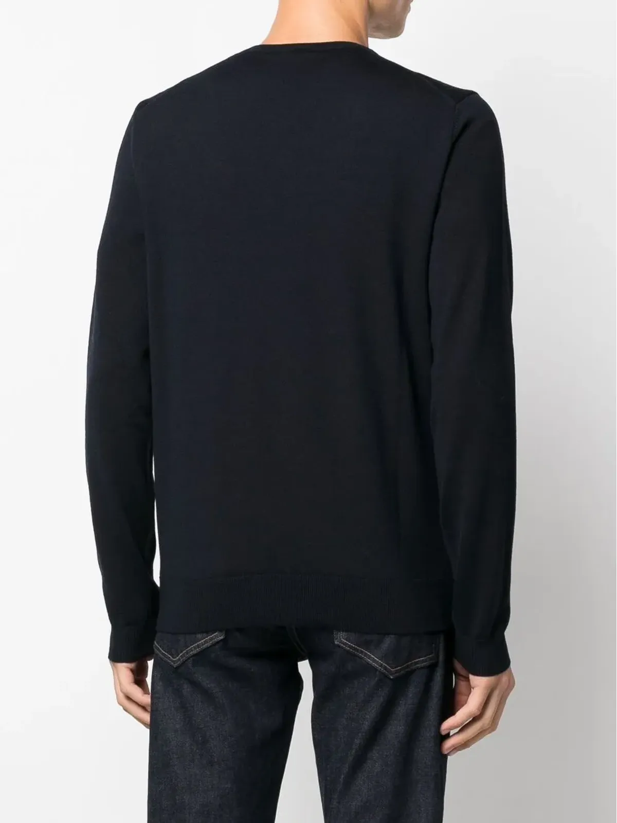 HUGO V-neck long-sleeve jumper - Blue - 画像4