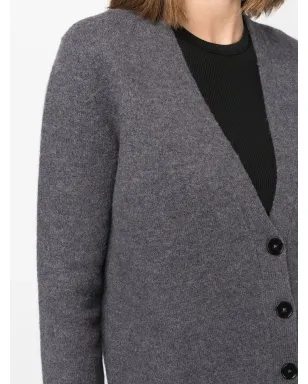 Jil Sander Vネック ウール カーディガン - サムネイル5