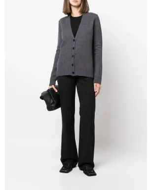 Jil Sander Vネック ウール カーディガン - サムネイル2