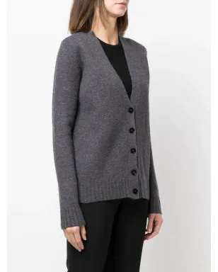 Jil Sander Vネック ウール カーディガン - サムネイル3