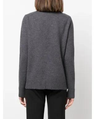 Jil Sander Vネック ウール カーディガン - サムネイル4