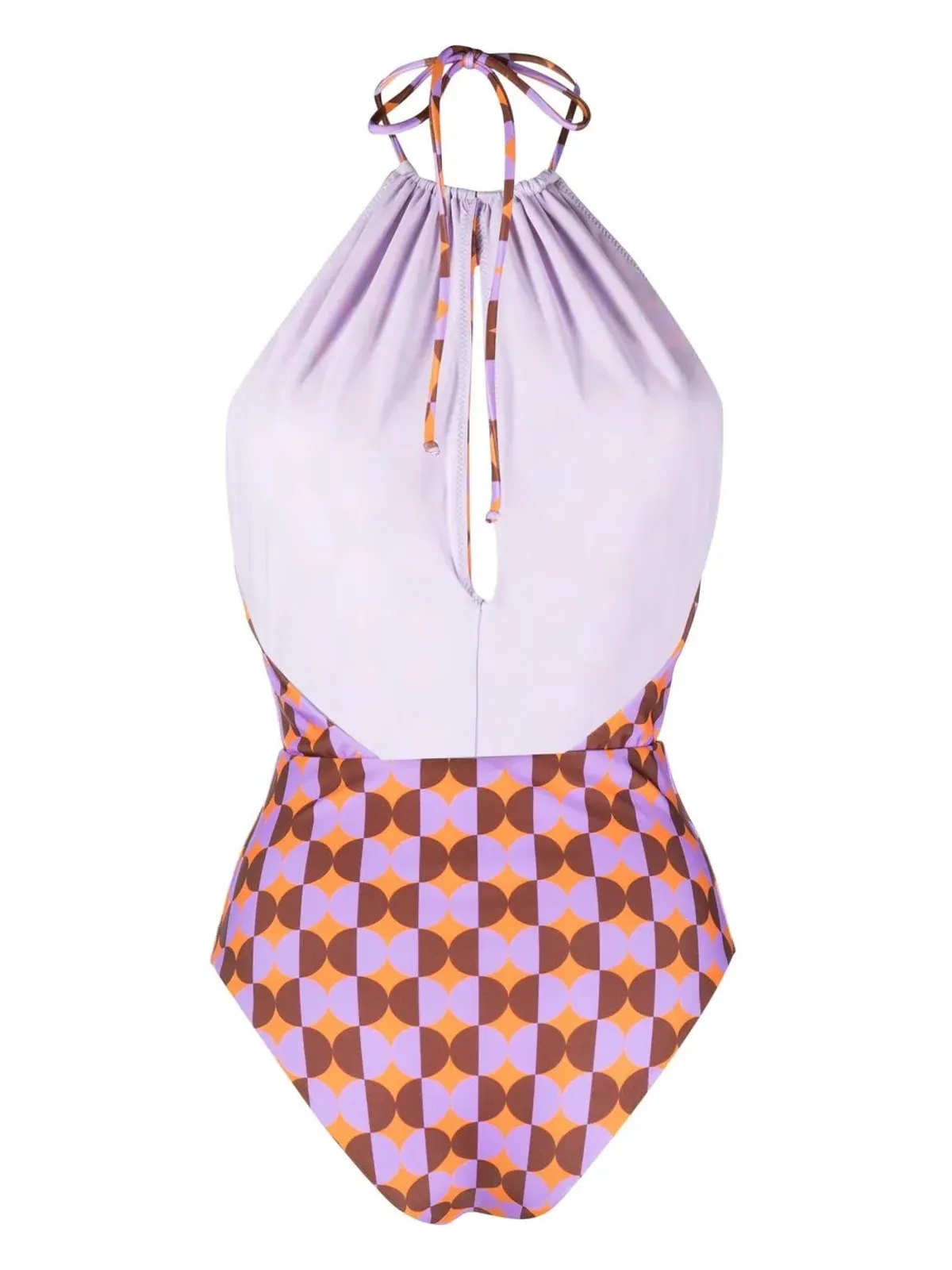 La DoubleJ Esther neck tie swimsuit - Purple - 画像2