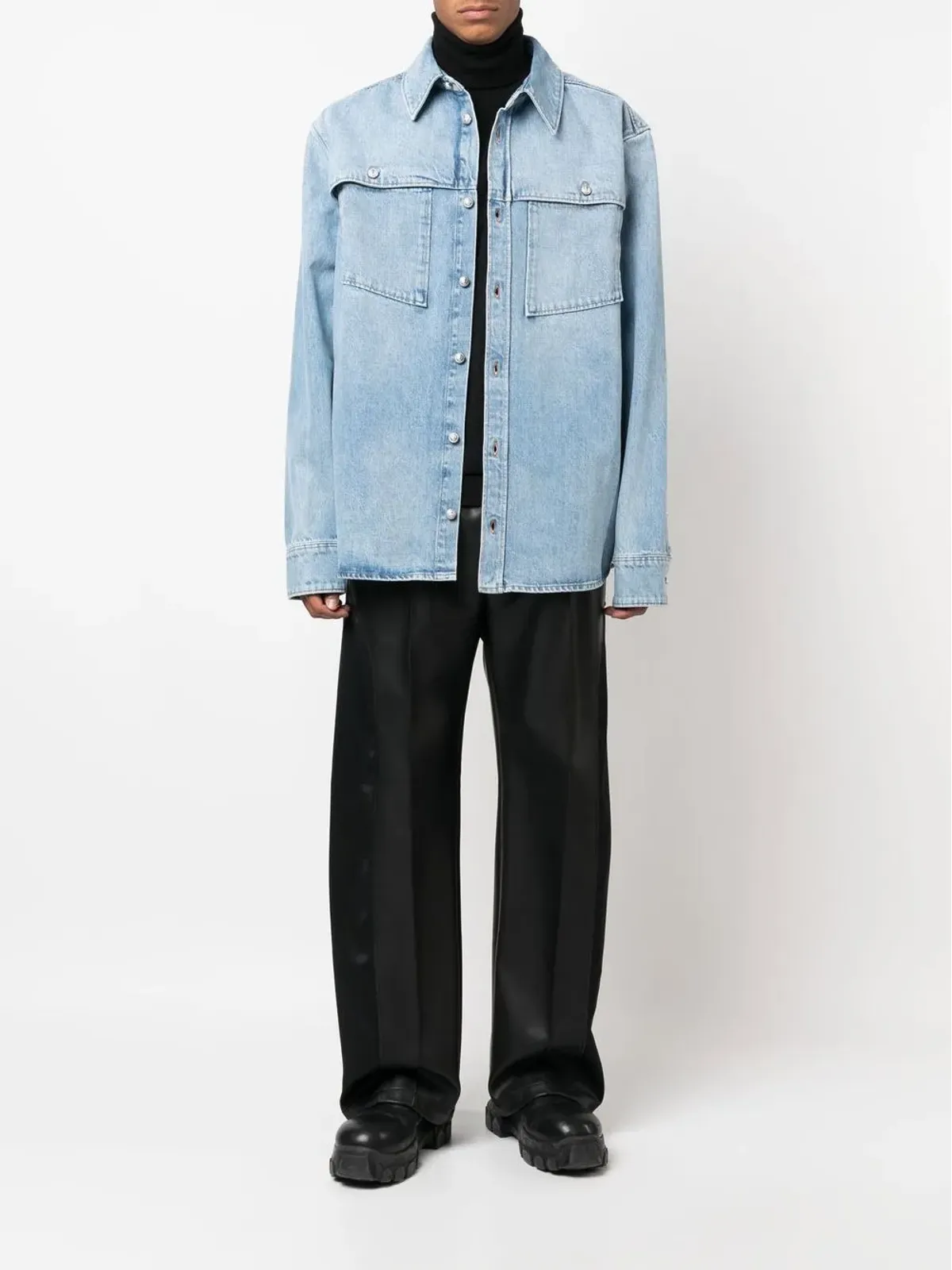 Balmain デニムシャツジャケット - 画像2