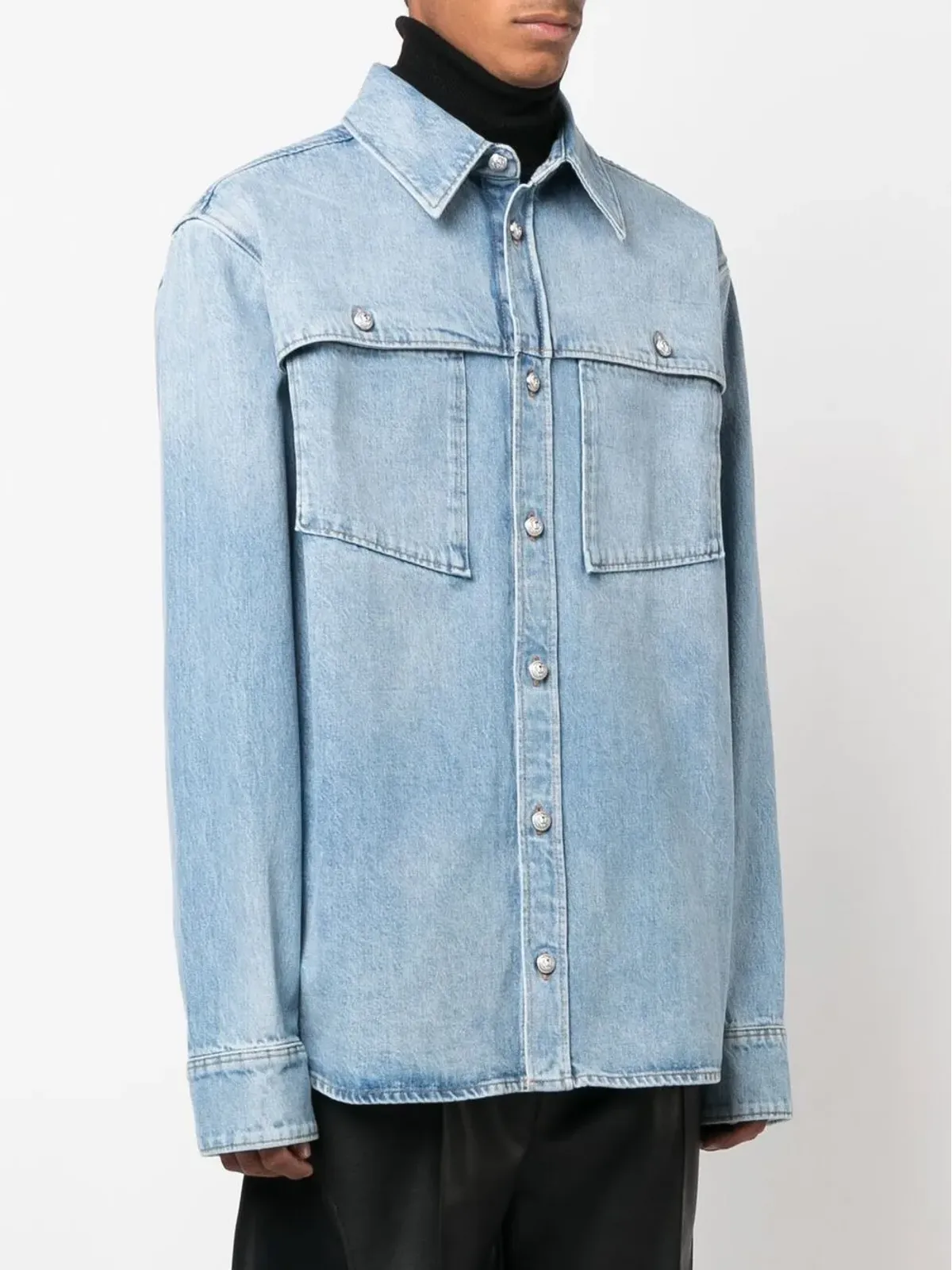 Balmain デニムシャツジャケット - 画像3
