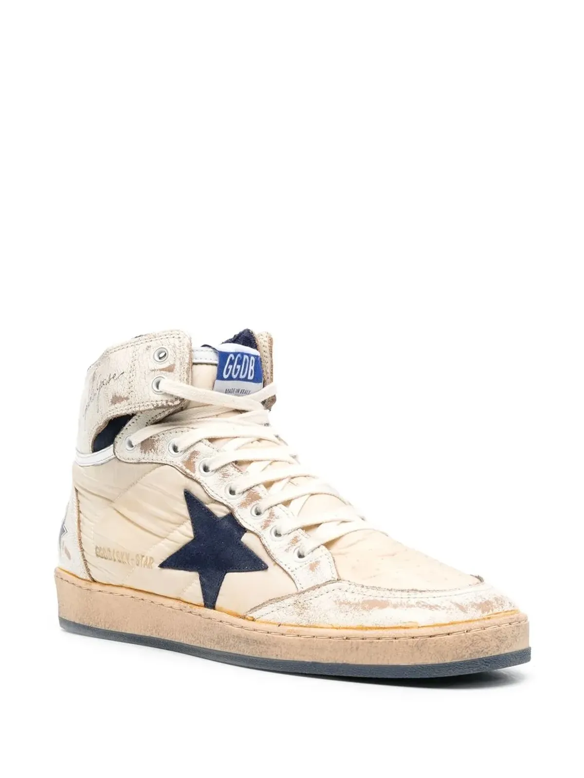 Golden Goose Superstar ハイトップスニーカー（ホワイト） - 画像2