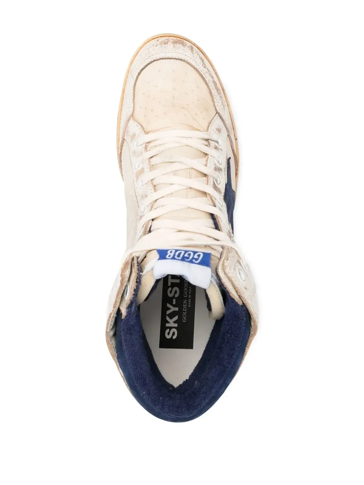 Golden Goose Superstar ハイトップスニーカー（ホワイト） - 画像4