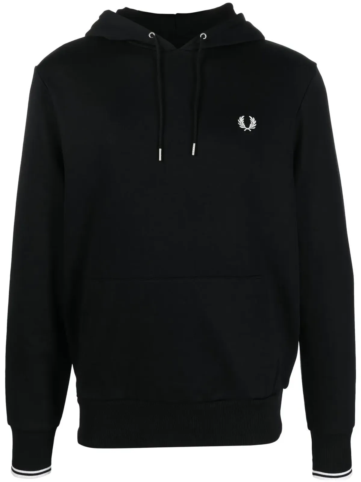 Fred Perry 刺繍ロゴ入りフーディ - 画像1