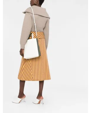 Marni Museo レザー トートバッグ ホワイト - サムネイル2