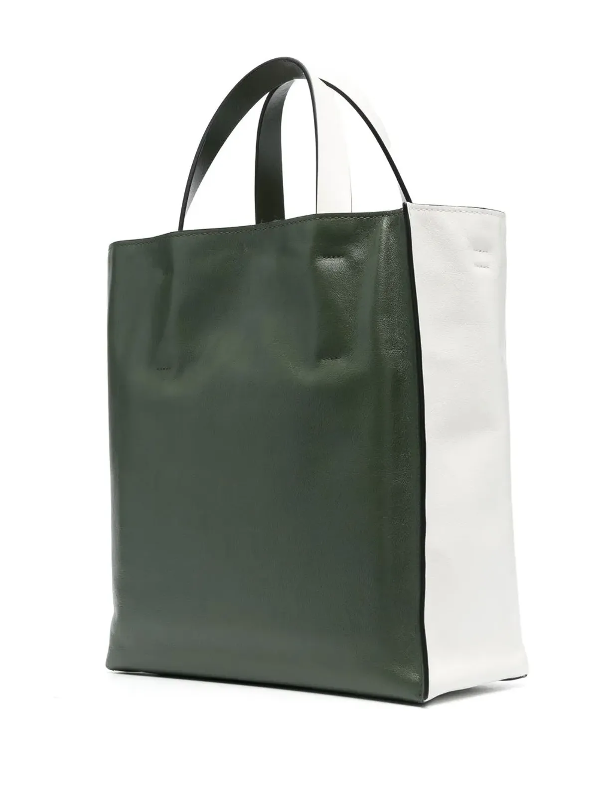 Marni Museo レザー トートバッグ ホワイト - 画像4