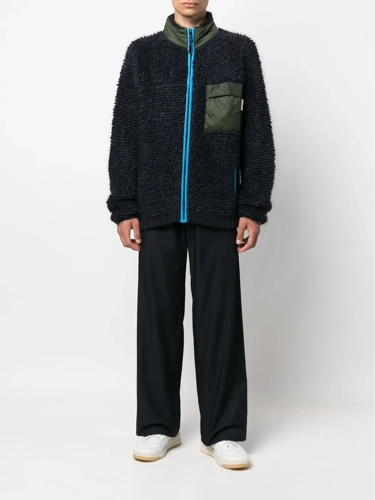 Marni ニットジップアップカーディガン - 画像2